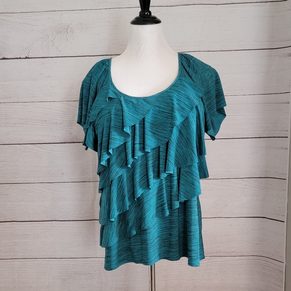 7 for $35 - Elementz Short Sleeve Blouses - Size XLarge (7 pieces) - Picture 5 of 12